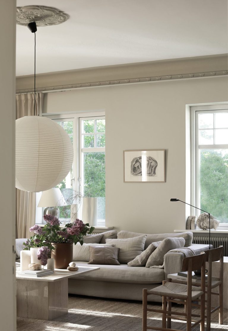Beige and Greige Living Room by Daniella Witte