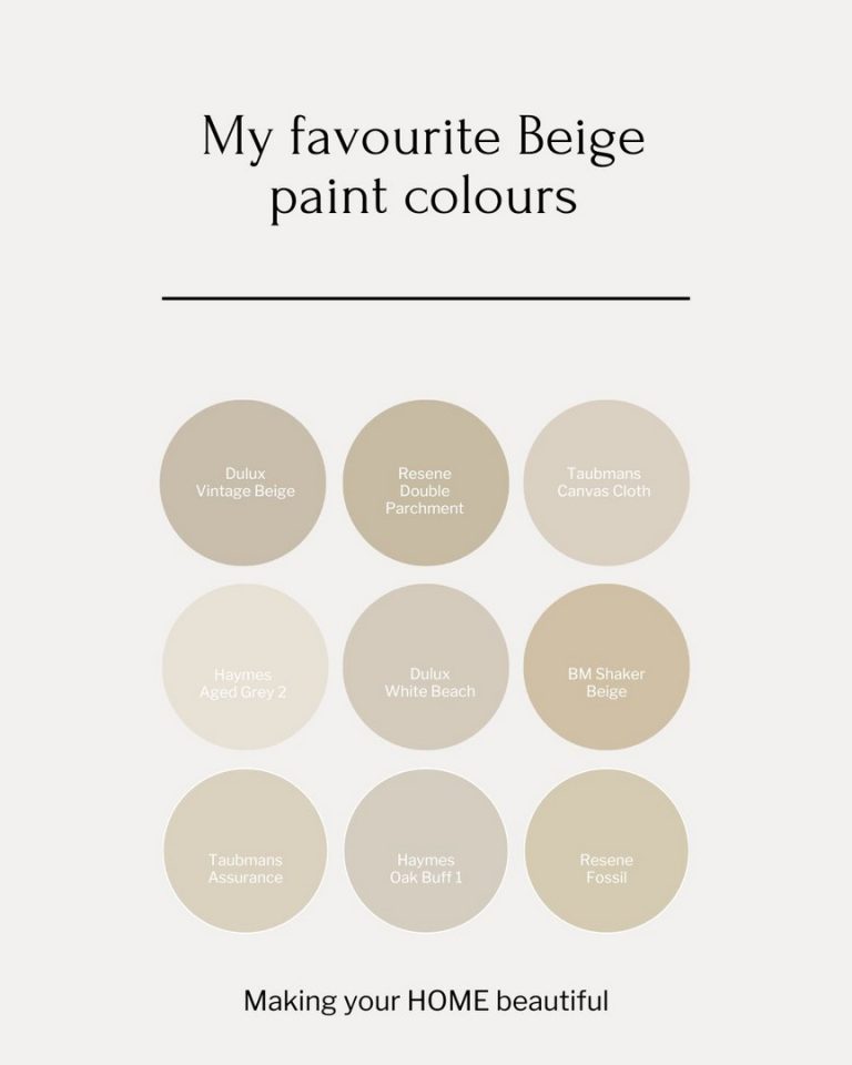Beige Paint Colours