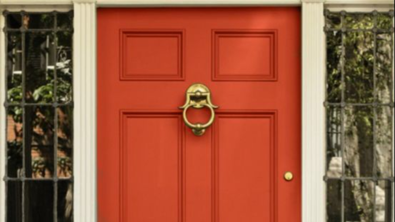 Colourful front doors