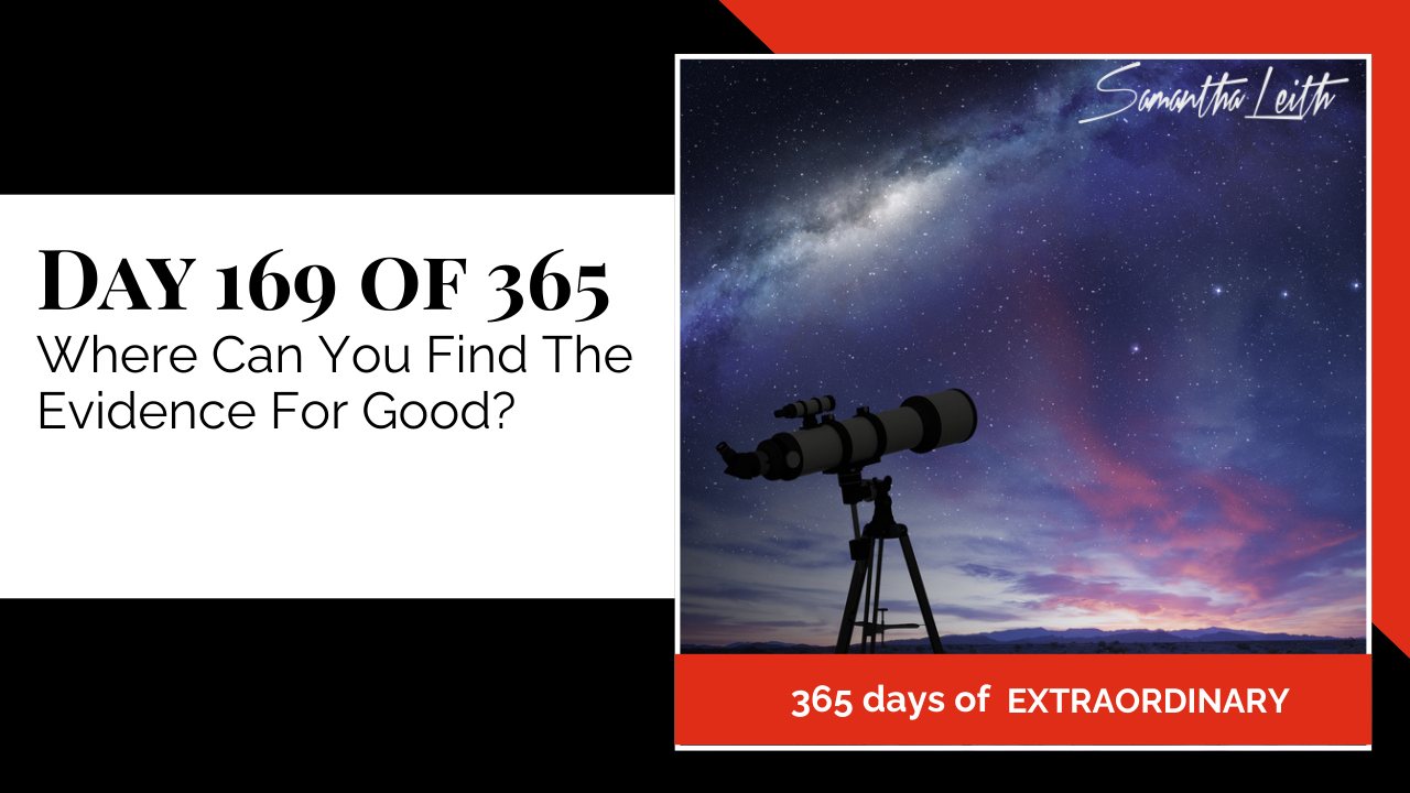 A ground-level shot of an observational telescope focused on a breathtaking celestial night sky, representing philosophical inquiry, seeking evidence, and finding positive proof for the concept of good in a complex world.