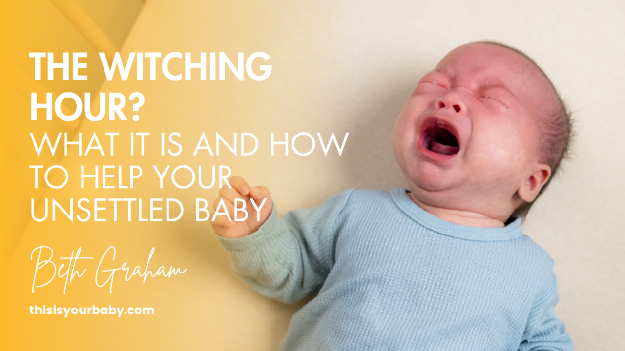 Baby lying on its back crying loudly