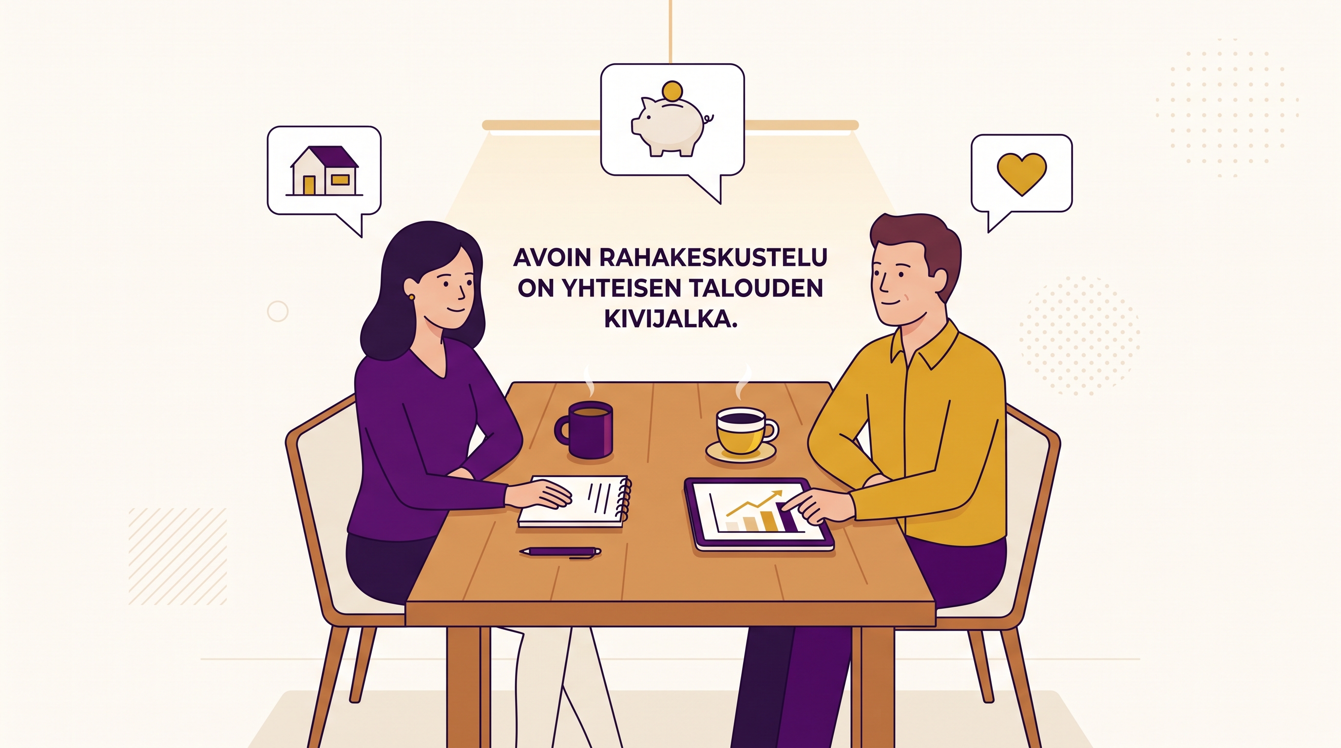 Avoin rahakeskustelu on yhteisen talouden kivijalka.