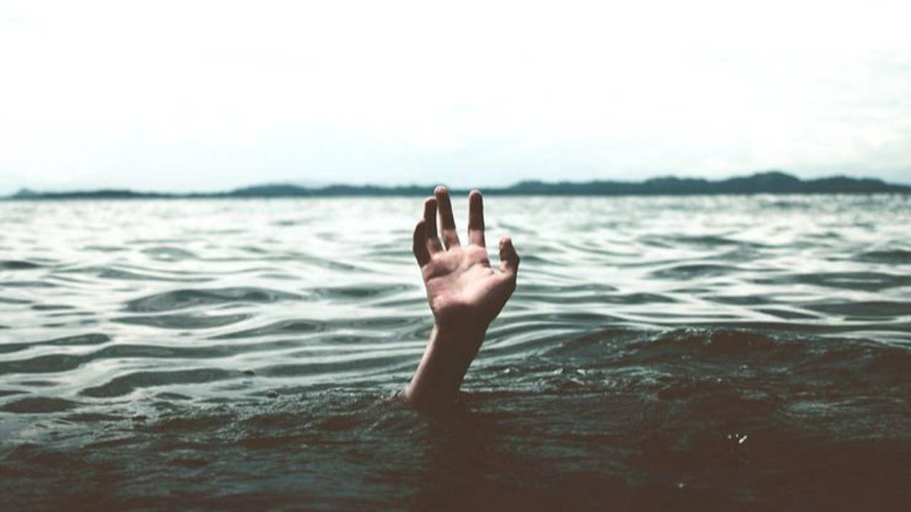 drowning in anxiety photo