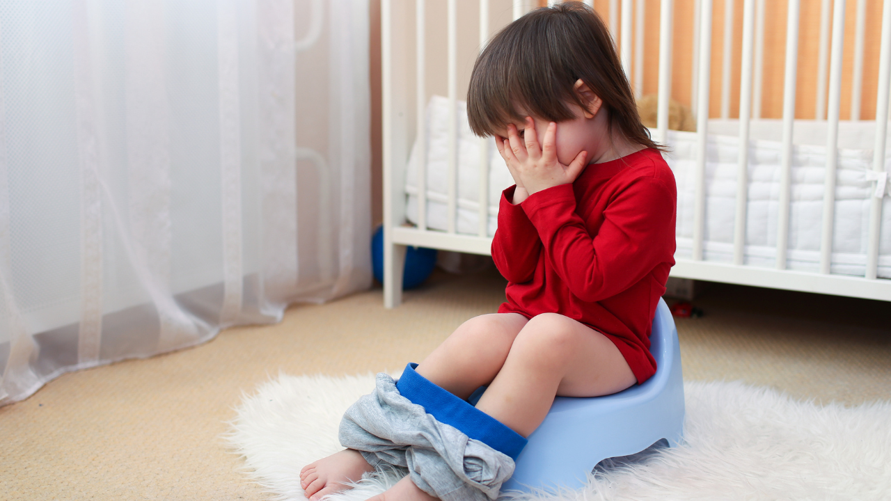 potty training a stubborn toddler