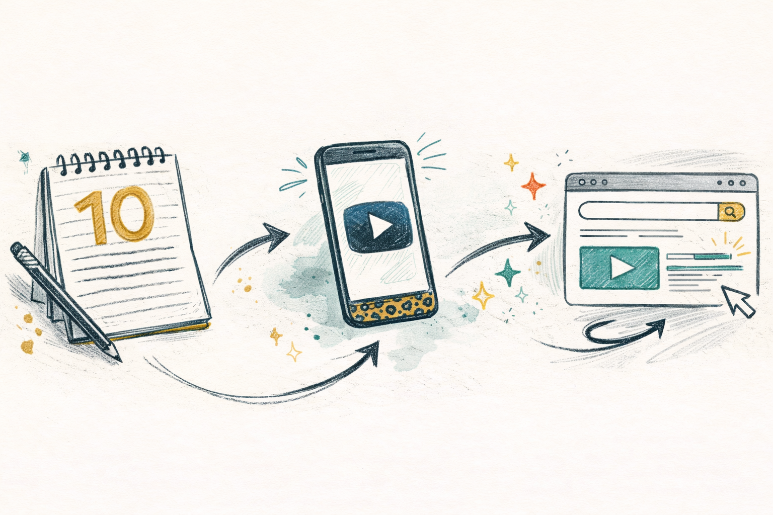 Three steps to start a YouTube strategy for business owners from questions to filming to search results