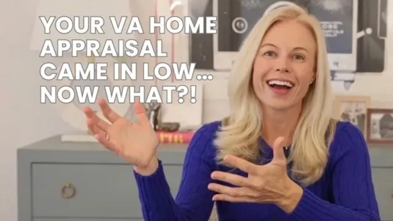 VA homebuyer reviewing low appraisal and negotiating options