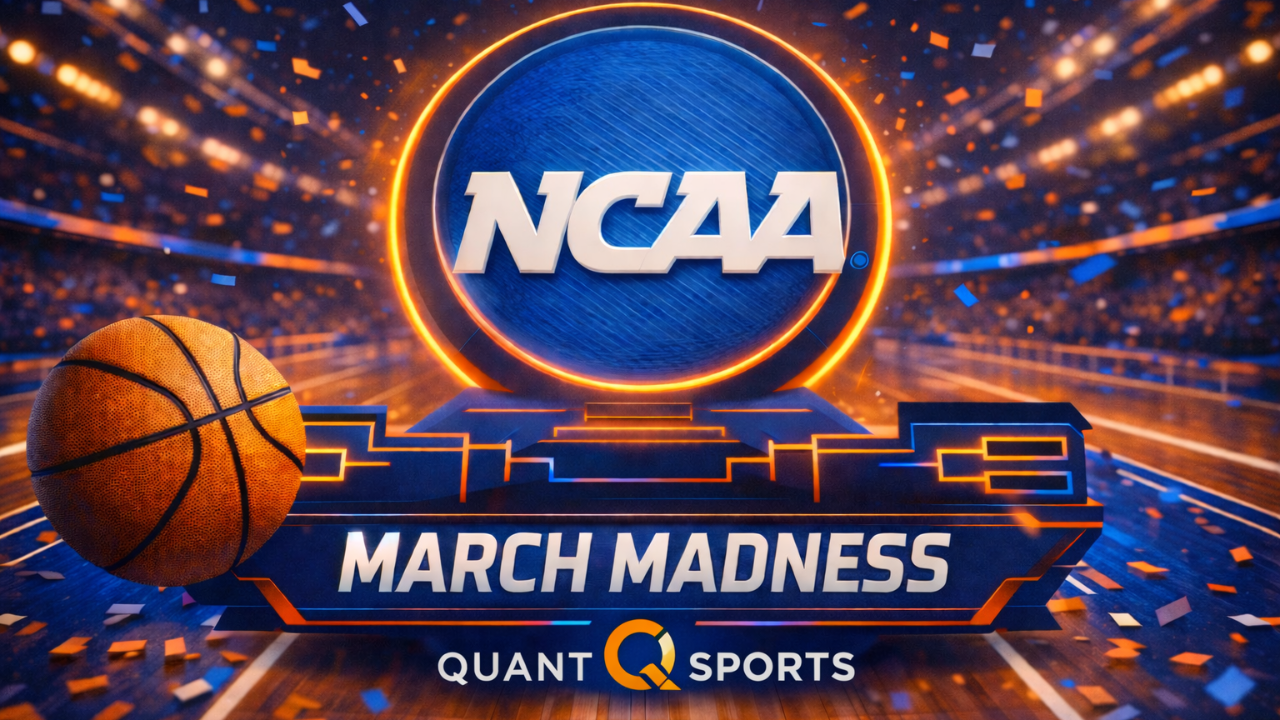 Quant Sports AI blog about NCAA March Madness, college basketball tournament matchups, bracket coverage, and tournament insights