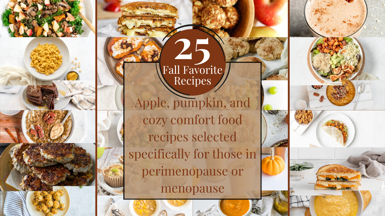 Collage of all 25 Fall Favorites Recipes in the collection