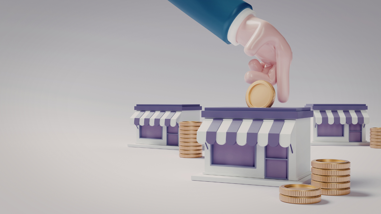 coins going into stores