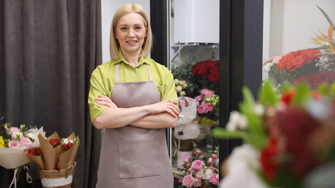 Business owner florist