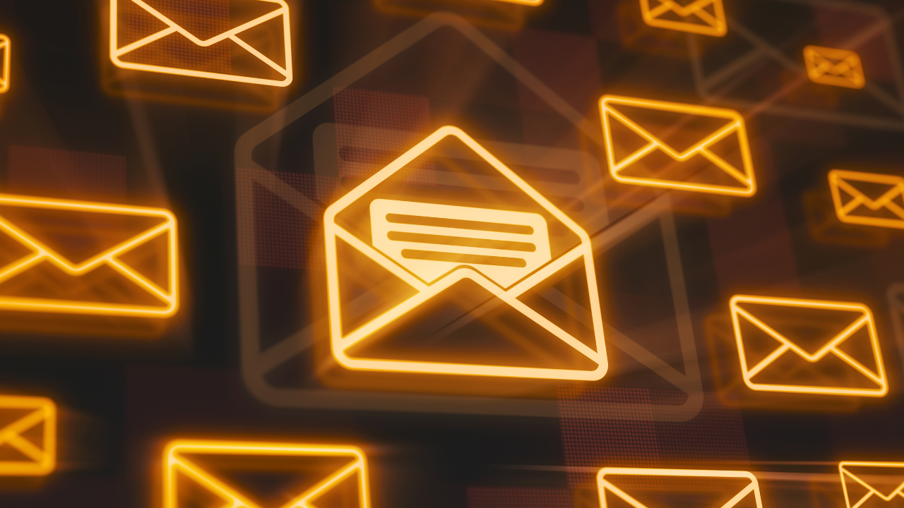 open email icons