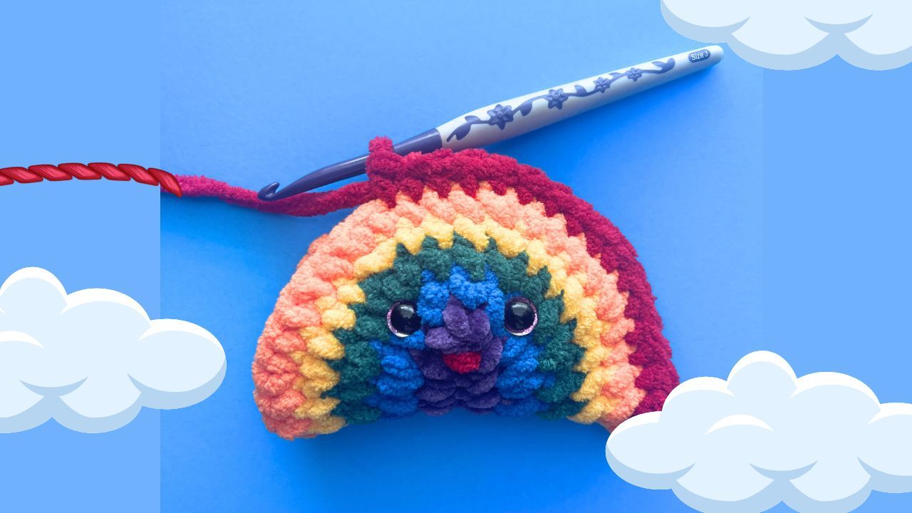 crochet rainbow