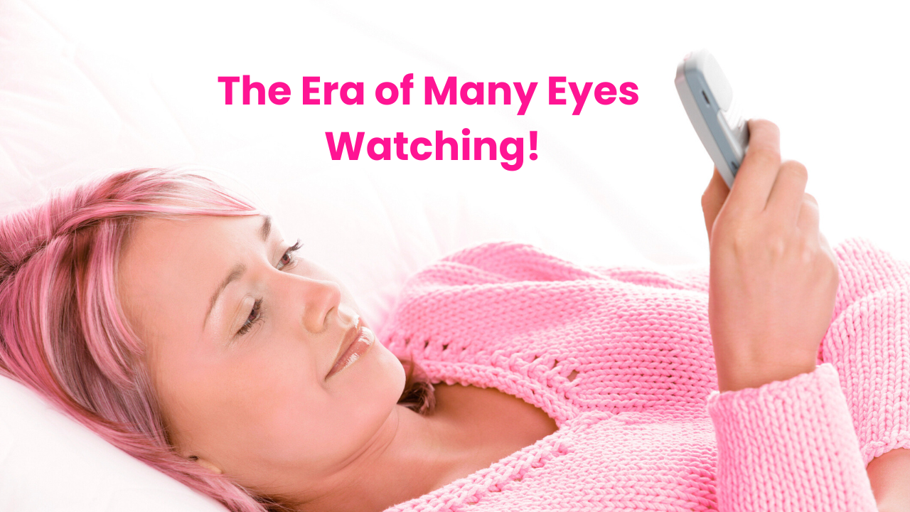 young woman doom scrolling