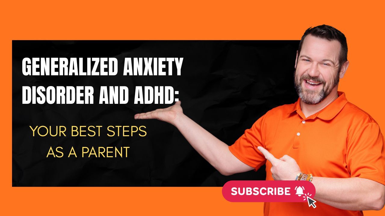 Parent coach explaining generalized anxiety disorder and ADHD strategies for parents of teens