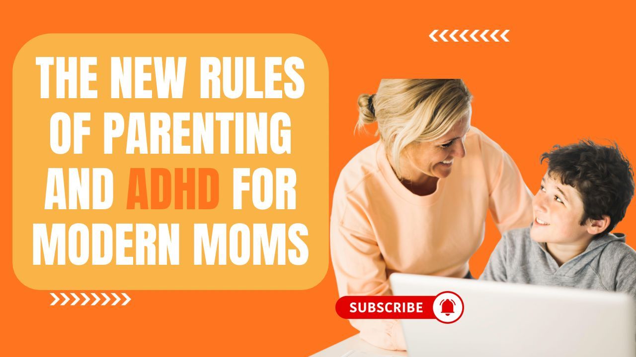 Parenting and ADHD support for modern moms shown through mother and teen connecting at home