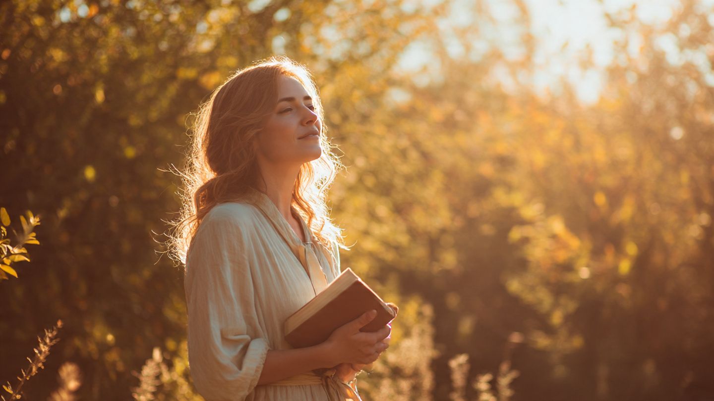 Woman finding healing and freedom through life coaching and faith.