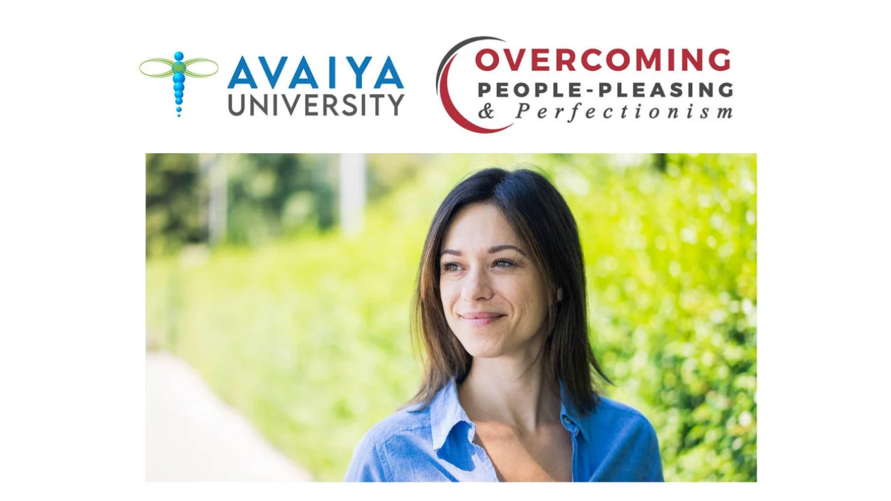 Avaiya University cover photo of smiling woman with a nature background