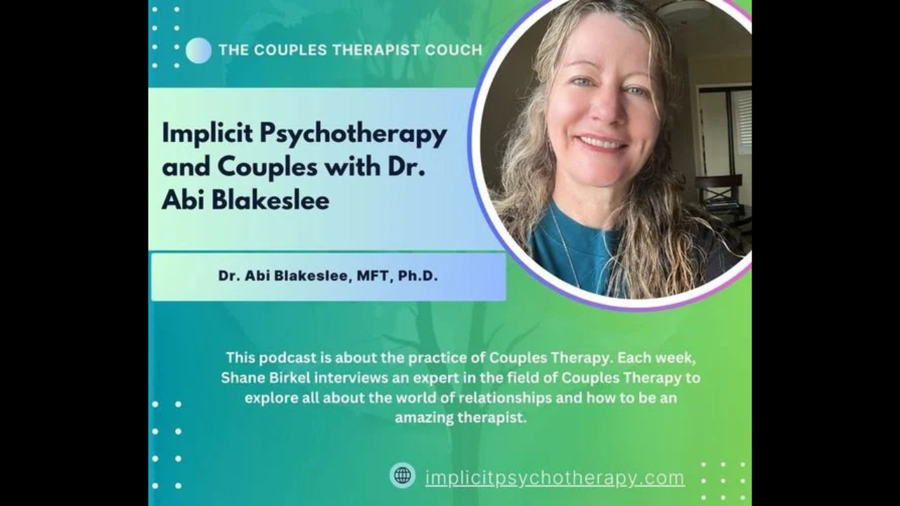 Photo of Dr. Abi Blakeslee with podcast title card