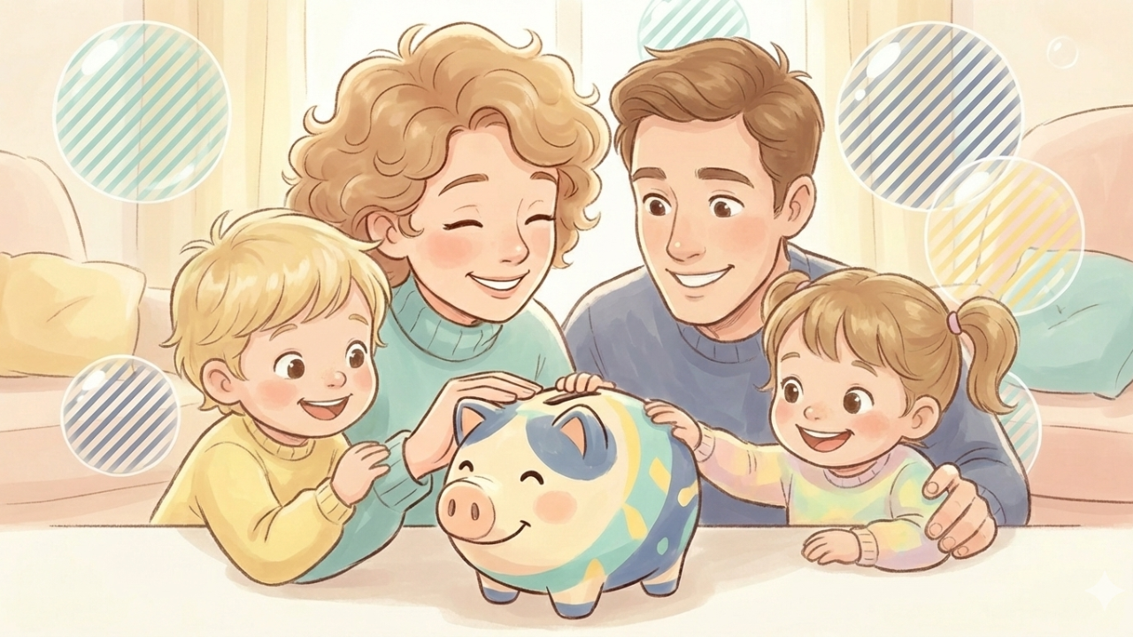 little finance builders, money wise kids, pocket money ideas, the parent’s playbook, teach kids to save