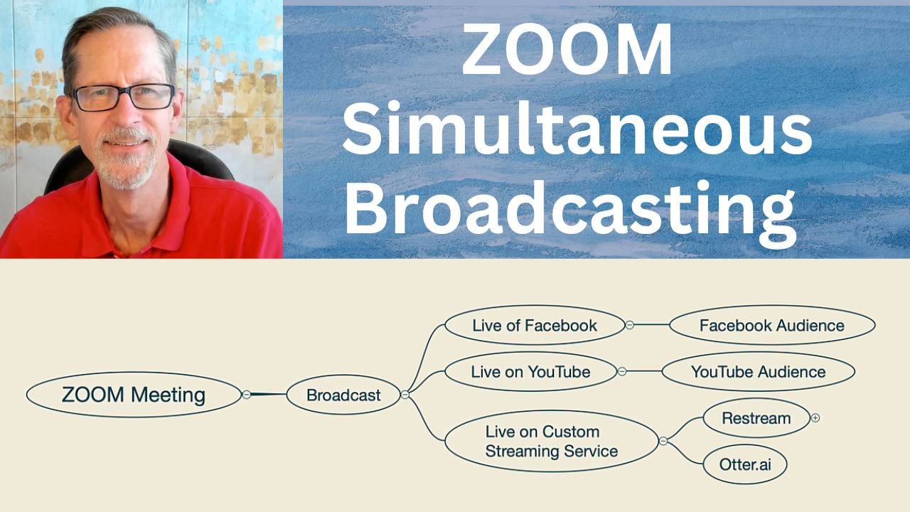 Zoom simultaneous broadcasting