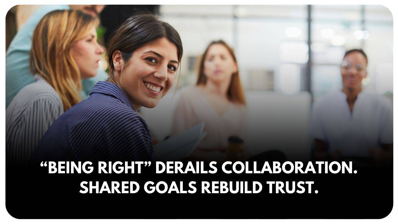 Shared goals rebuild trust and strengthen collaboration