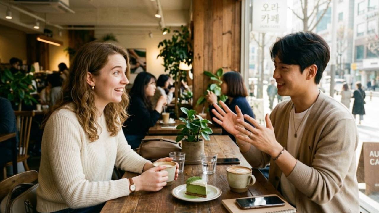 a man asking to woman