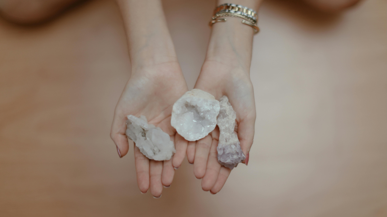 Gemstones symbolizing energy, vibration, and abundance alignment in business and life"