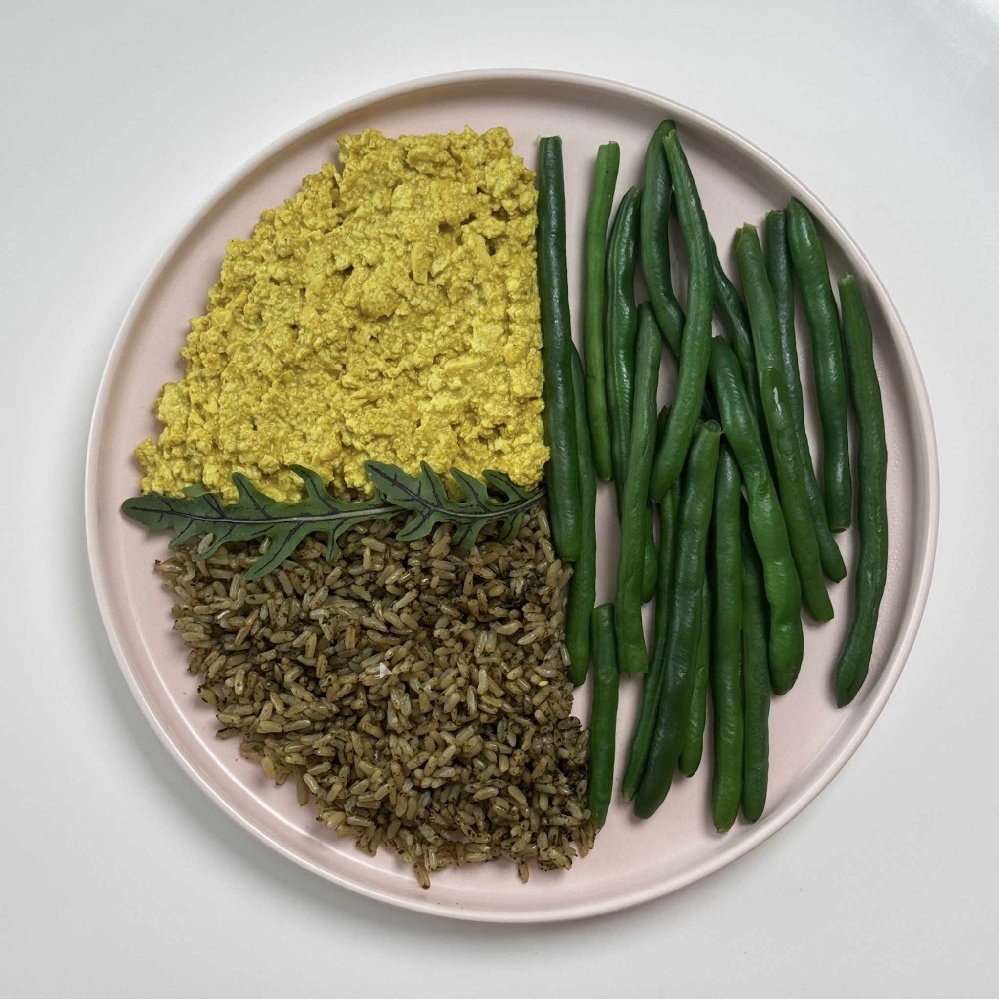 A plant-based meal built around whole-food protein sources