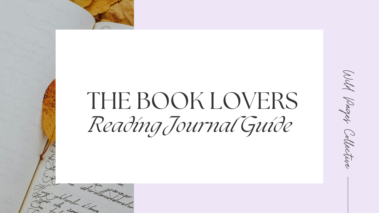 The book lovers reading journal guide