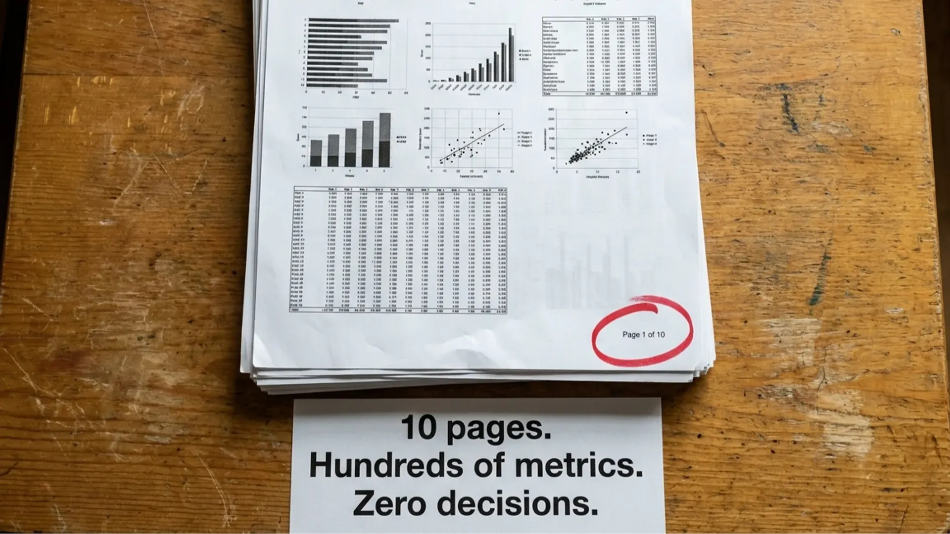 Transforming Data into Decisions: Why More Data is Not the Answer (DDDM)