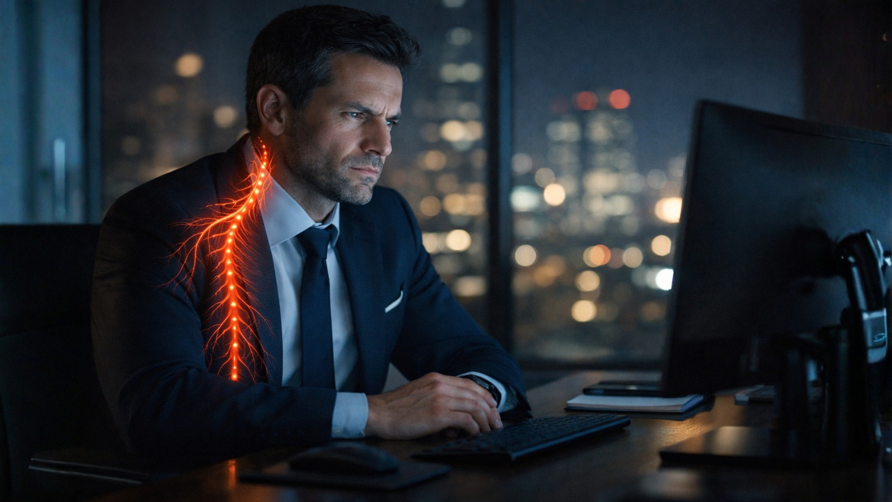 Professionnel performant mais épuisé intérieurement, système nerveux en mode survie