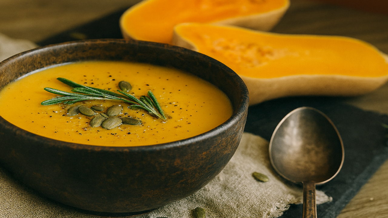 Butternut Squash & Ginger Soup