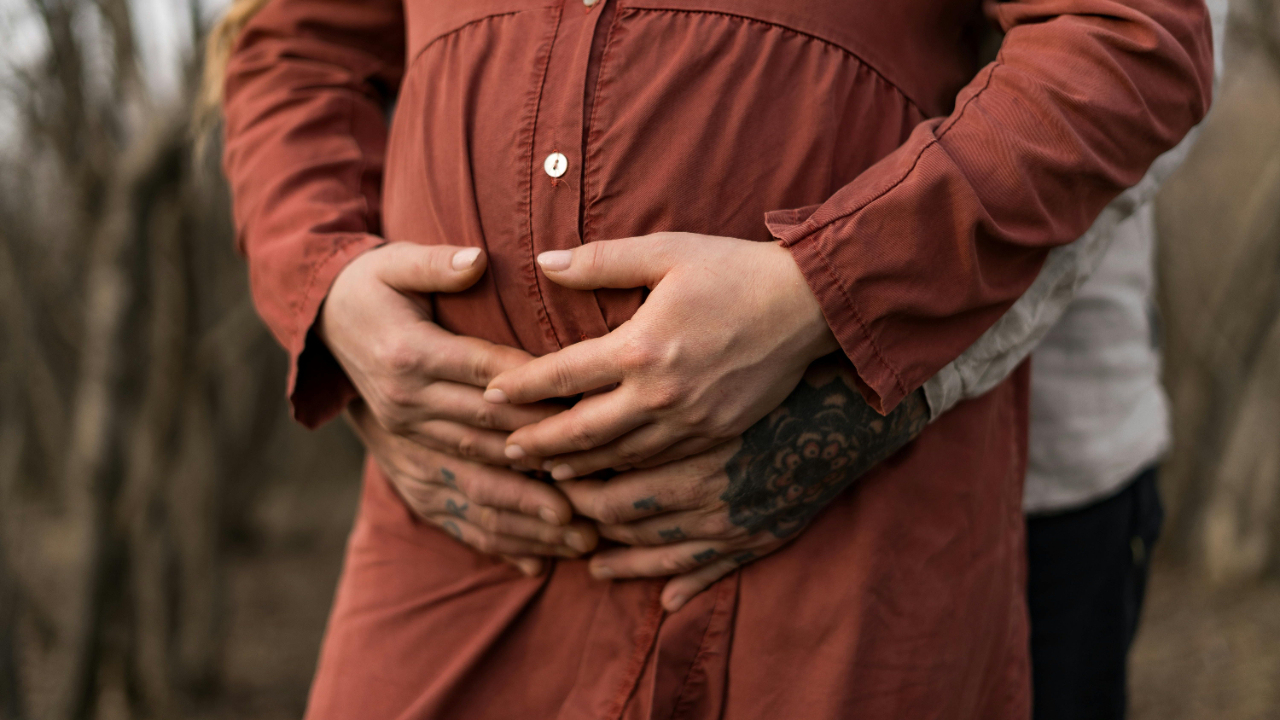 Femme enceinte couple