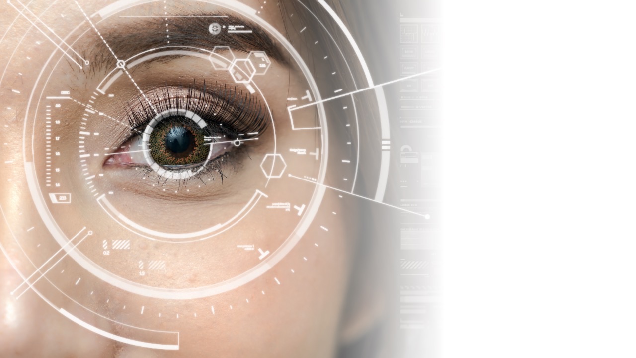 Close-up of an eye representing advanced awareness, deeper perception, and cognitive insight