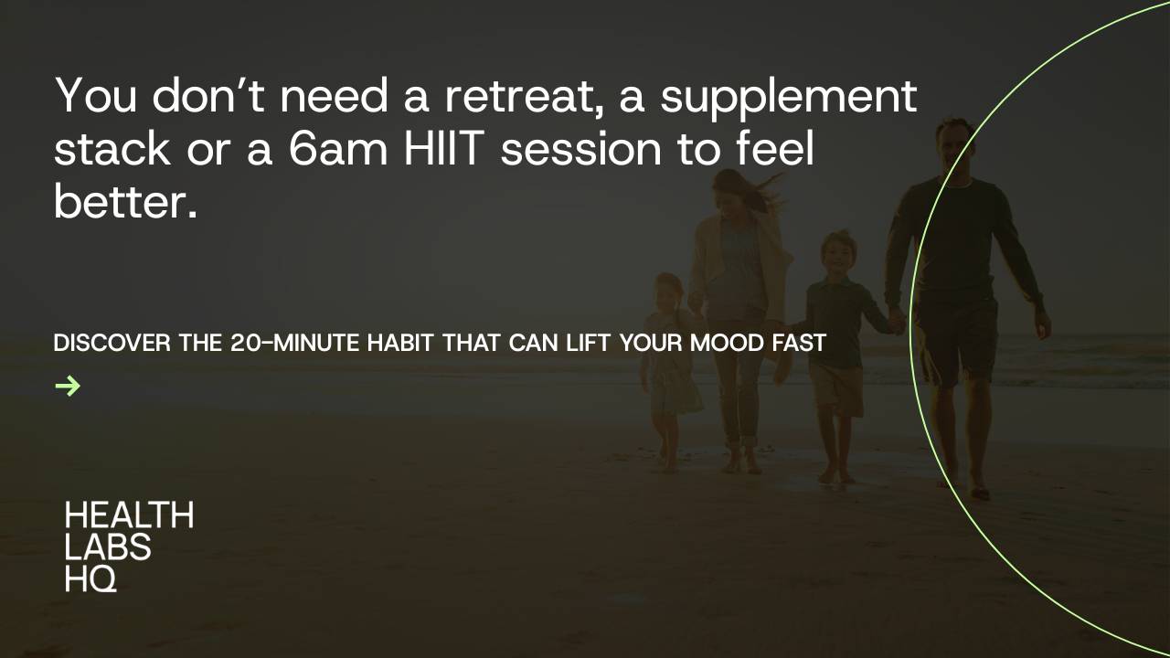 The 20-Minute Habit That Can Lift Your Mood Fast