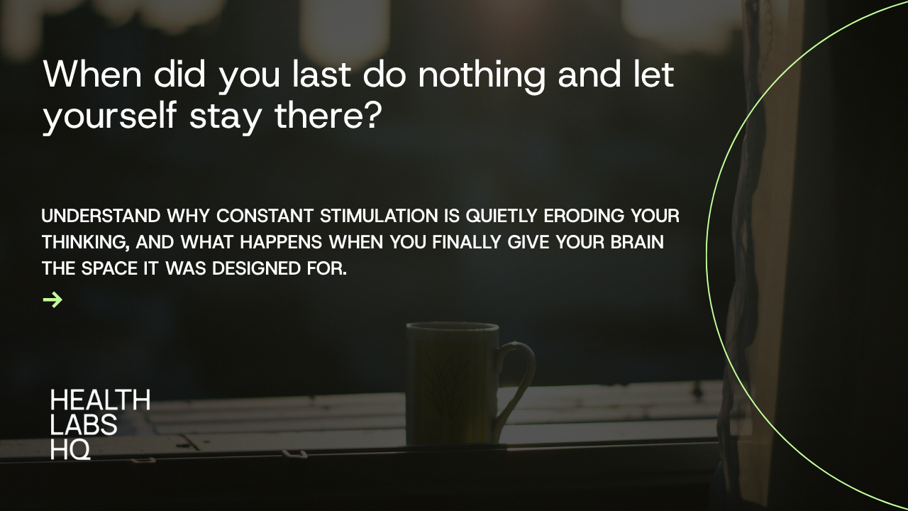 The Science of Why Doing Nothing is Doing Something