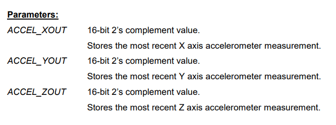 stm32 I2C MPU6050 accelerometer readings