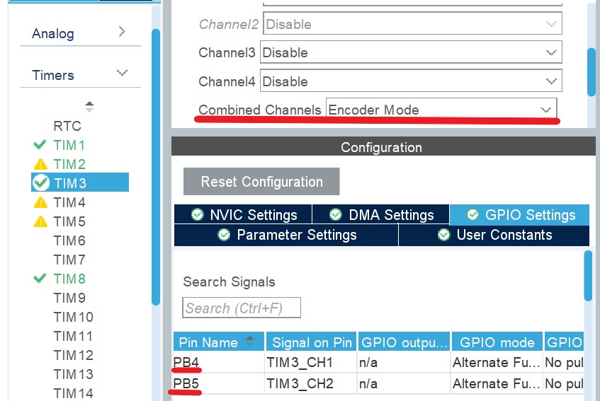 stm32 timer cubemx configuration