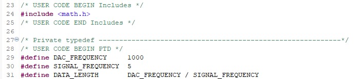 STM32 DAC DMA frequency