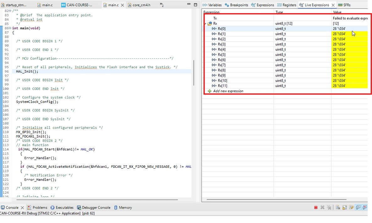STM32 CAN Bus final test