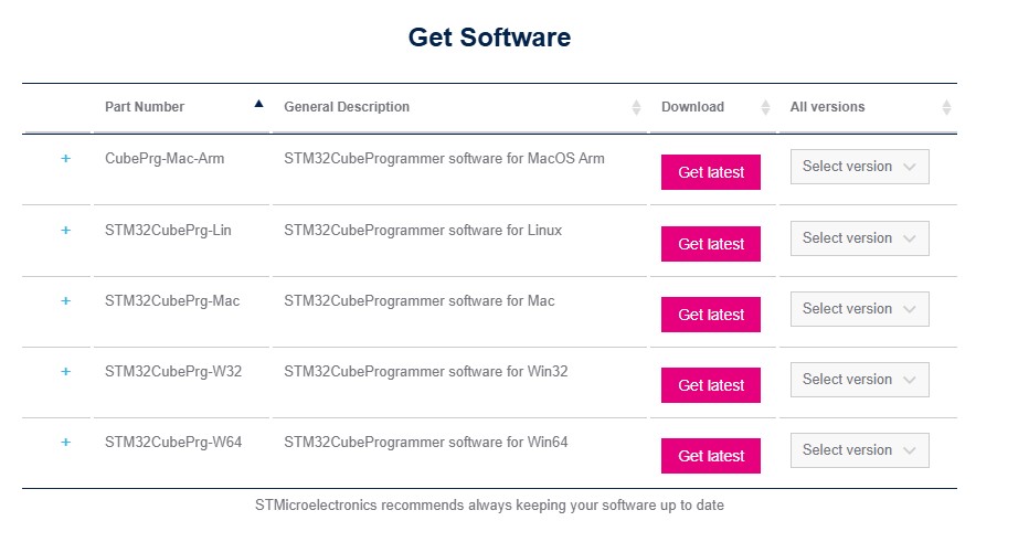 stm32cubeprogrammer installation guide