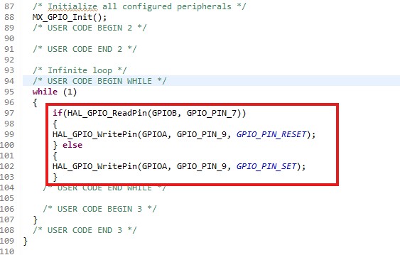 STM32 GPIO LED Control