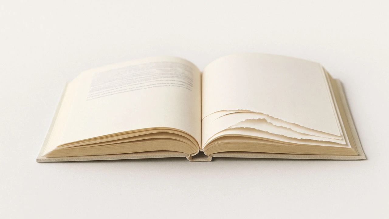 “An open book with missing pages, symbolising the unseen story behind underperformance”