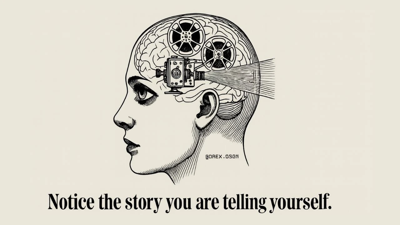 notice the story you are telling yourself