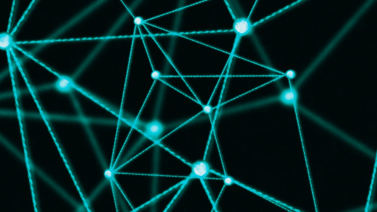 Visual representation of an interconnected organisational network where key nodes are failing due to emotional friction, showing the systemic breakdown caused by low EQ.