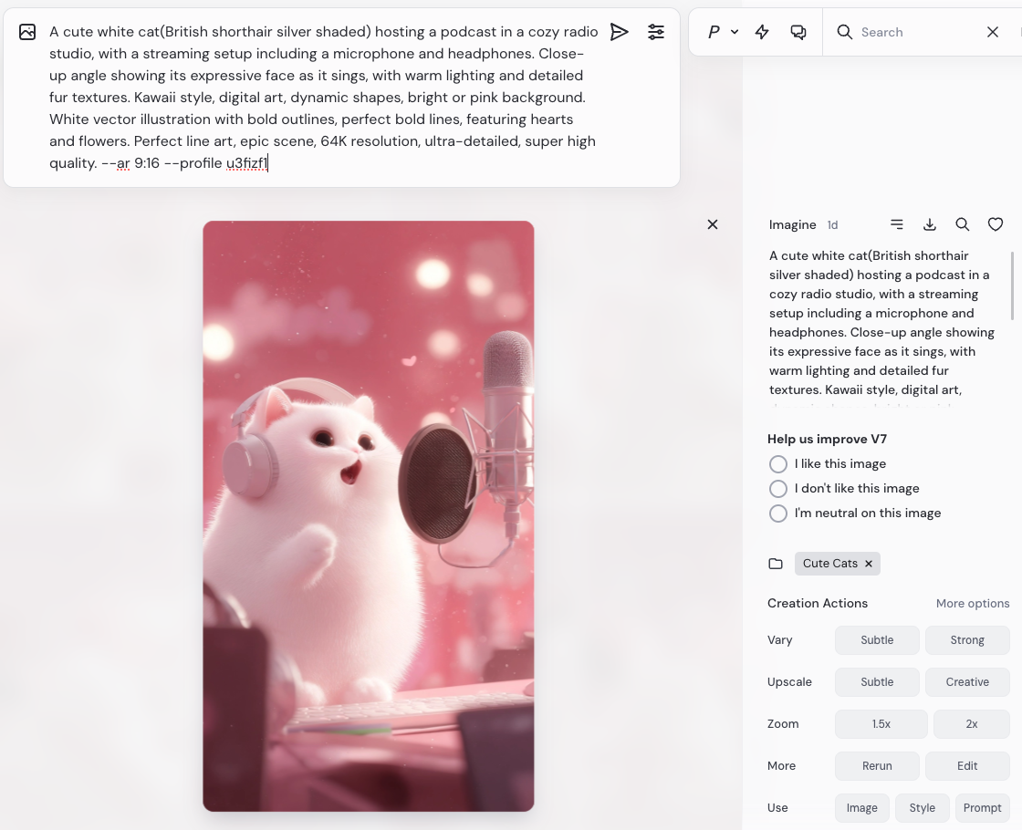 Midjourney Interface