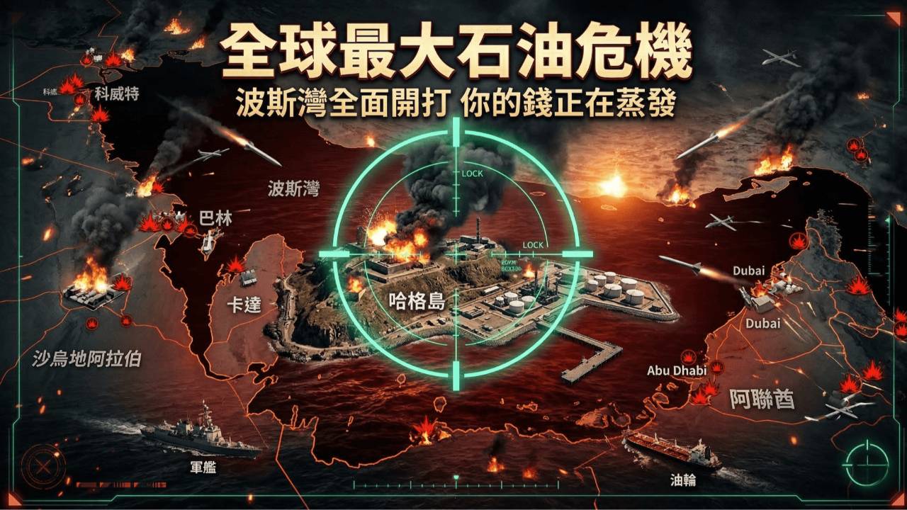 哈格島轟炸與SPR釋放1.72億桶的石油危機全解析含台灣油價補貼機制與石油美元裂痕