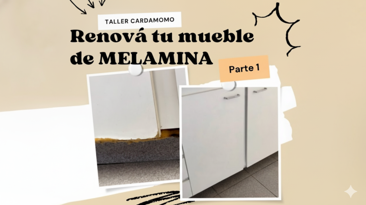 mueble de melamina restaurado