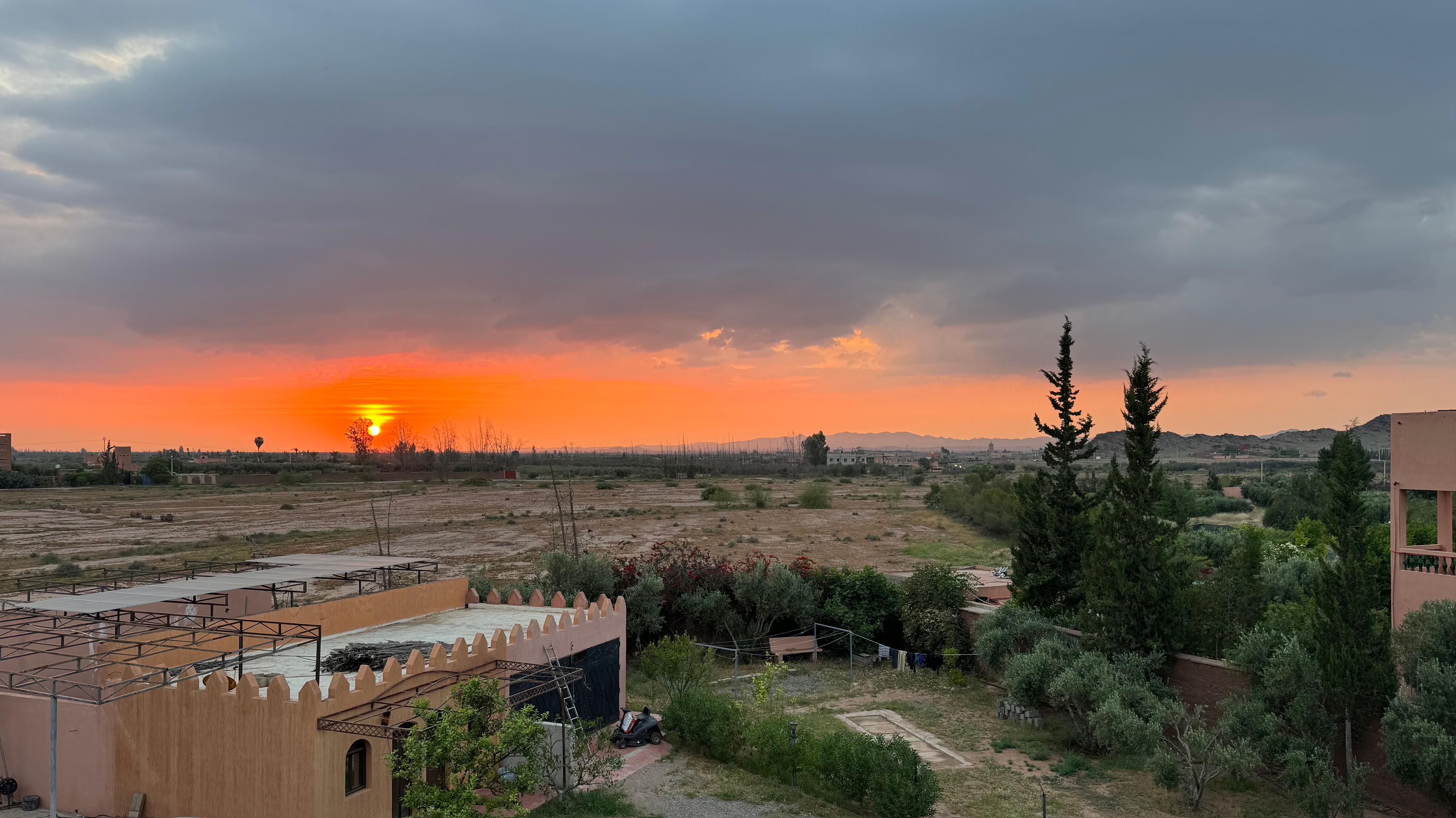 Sonnenuntergang in Marokko