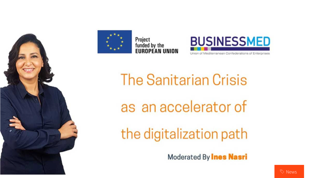 Ines Nasri Speaker and Moderator at the EBSOMED Webinar About The Sanitarian Crisis